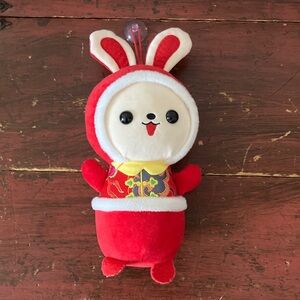 Chinese New Year Rabbit 10”
Plush 2023 Red Gold Lucky Bunny Stuffed Animal Doll